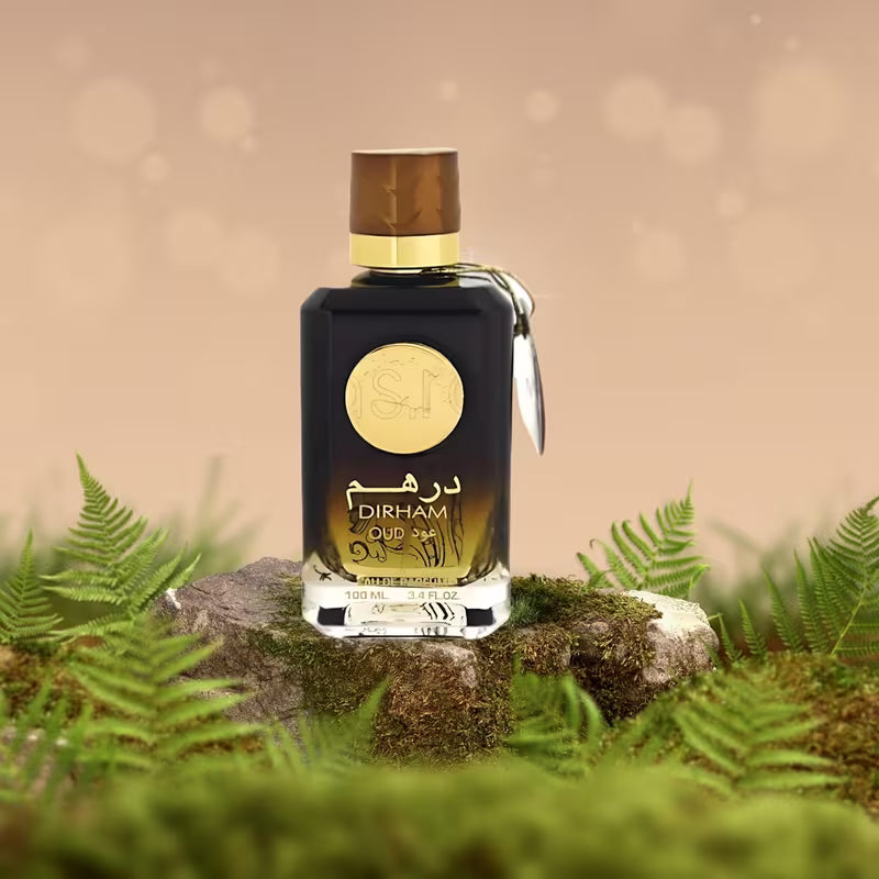 Dubai Perfumes Arabian – 100 ml Unisex Eau de Parfum | Sandalwood & Oud | Long-Lasting Fragrance for Men & Women Dubai Perfume, DIRHAM OUD 100ML