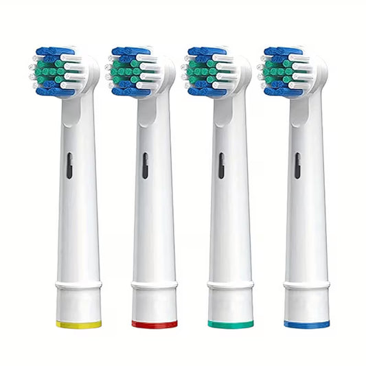 Replacement Toothbrush Heads Compatible with Oral-B, 4pcs Electric Toothbrush Heads Brush Heads for Oral-B Replacement Heads