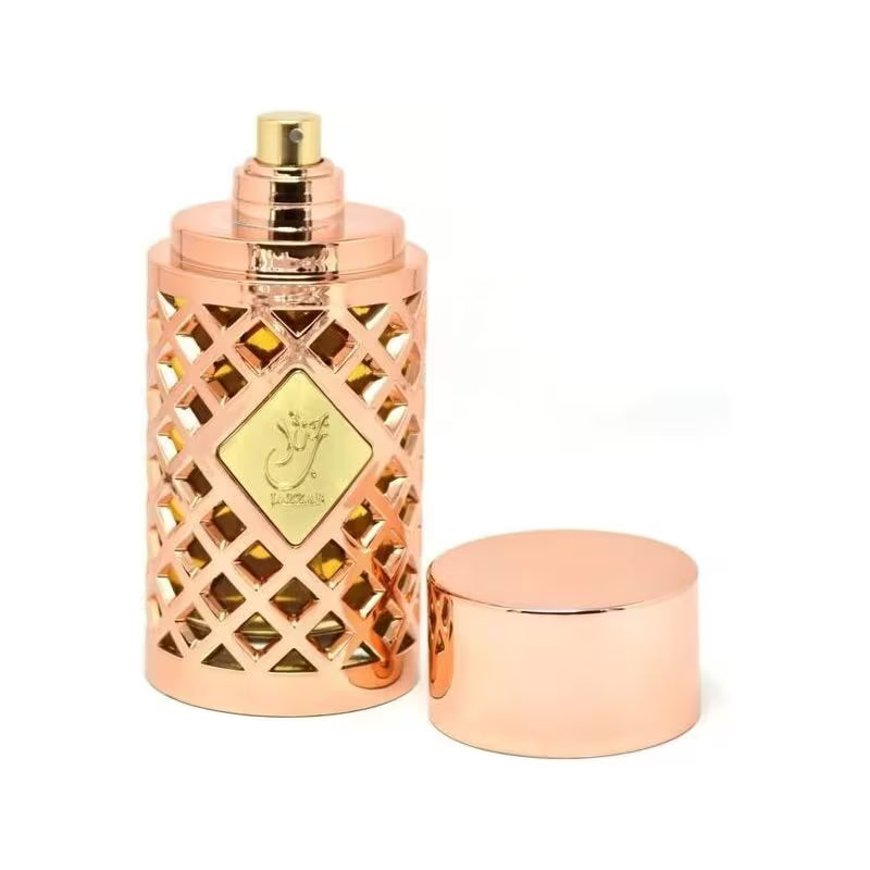 Jazzab Gold 100ml Unisex Eau de Parfum | Arabic Oriental Long Lasting Spray by Ard Al Zaafaran with floral, musky and fresh woody notes, Dubai Perfume Arabian, Christmas gifts.